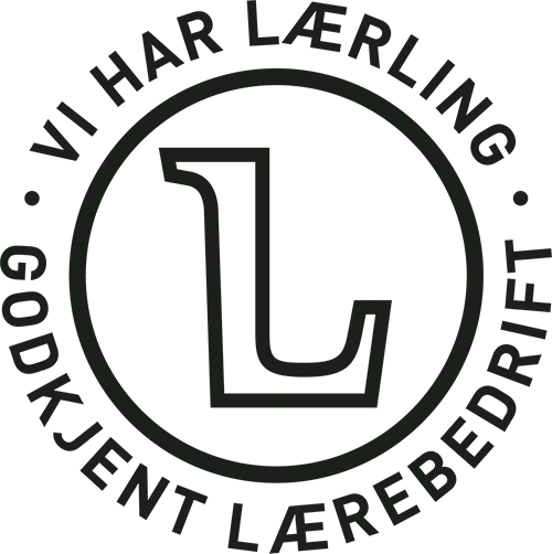 Godkjent lærebedrift logo mørk